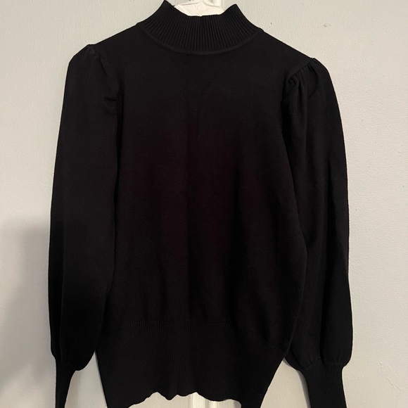 NWT Black mock neck turtleneck - Picture 2 of 6